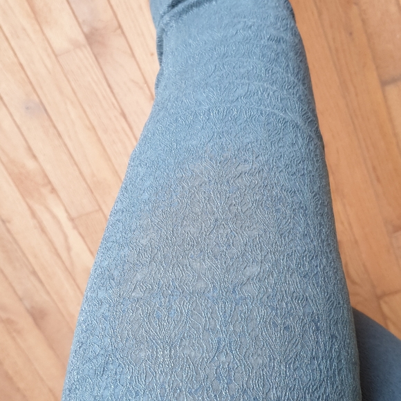 Dark gray high waisted Free People textured pants - Picture 4 of 4